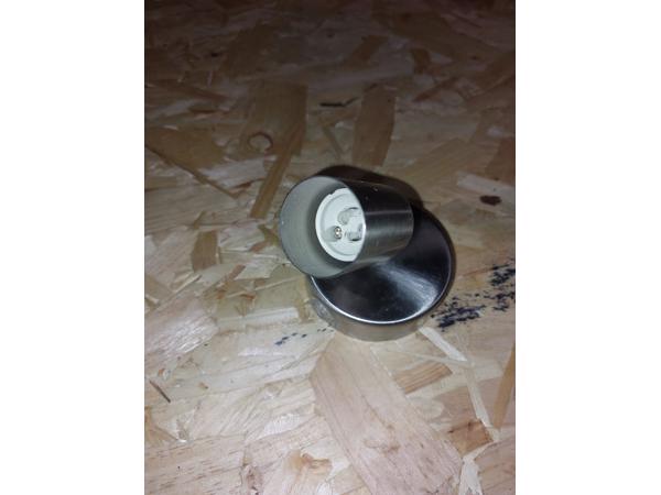 RVS lamp met GU10 fitting